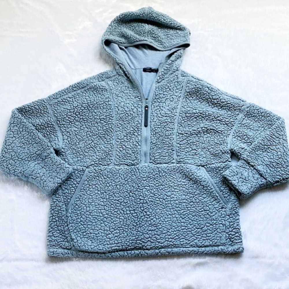 Blue Prana Permafrost Half-Zip Fleece Jacket Pullover, size 1x